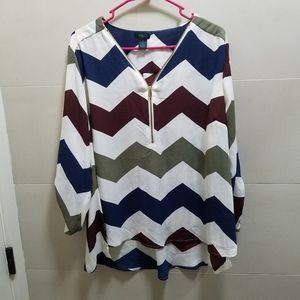 Zip Blouse